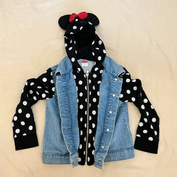 Minnie Mouse Denim Jacket - Size 6 - Picture 2 of 4